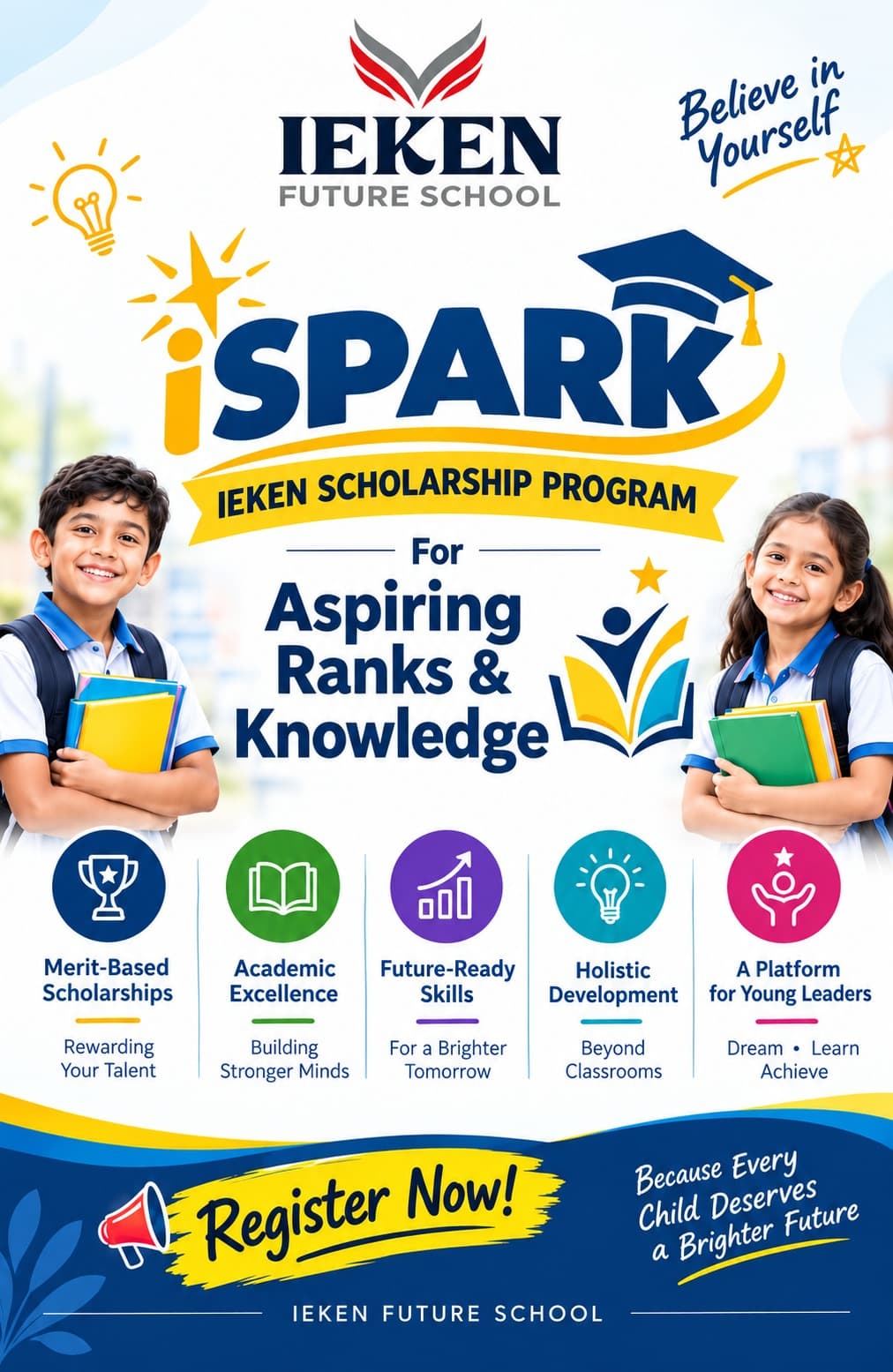 iSPARK Scholarship Challenge flyer